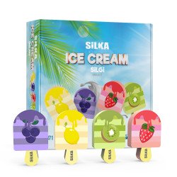Radír, jégkrém, 36 db/display, Silka Író- irodaszer, papíráru Silka