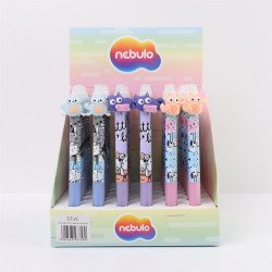 Zseléstoll radírozható, Vicces Cicák, 36 db/display Nebulo Író- irodaszer, papíráru Nebulo