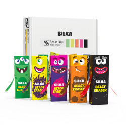 Radír, rémek, 20 db/display, Silka Író- irodaszer, papíráru Silka