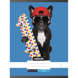 Füzet, A4, vonalas, 81-32, Xtreme minták, 12 db/csomag Nebulo Író- irodaszer, papíráru Nebulo