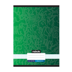 Füzet, A4, kockás, 87-32, Xtreme minták, 12 db/csomag Nebulo