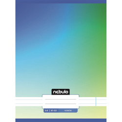 Füzet, A4, vonalas, 81-32, Monochrome és Gradient minták II., 12 db/csomag Nebulo Író- irodaszer, papíráru Nebulo