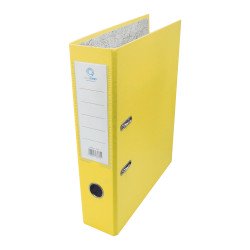 Iratrendező A4, 7,5cm, két oldalt PP borítás,lapraszerelt, Bluering® Premium sárga Író- irodaszer, papíráru Bluering