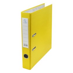 Iratrendező A4, 5cm, két oldalt PP borítás,lapraszerelt, Bluering® Premium sárga Író- irodaszer, papíráru Bluering