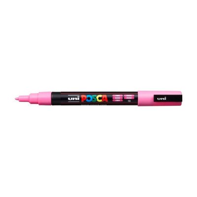 Dekormarker 0,9-1,3mm, Uni Posca PC-3M rózsaszín Dekormarker 0,9-1,3mm, Uni Posca PC-3M rózsaszín