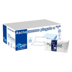 Kéztörlő 2 rétegű V hajtogatású 100 % cellulóz 210 lap/csomag 15 csomag/karton Paperdi_AV81621 fehér Iroda üzemeltetés, munkavédelem Paperdi