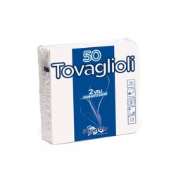 Szalvéta 2 rétegű 33 x 33 cm 50 lap/cs Paperdi fehér Iroda üzemeltetés, munkavédelem Paperdi
