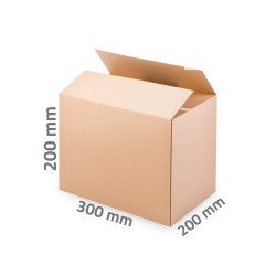 Karton doboz 300 x 200 x 200 mm 3 rétegű Javítás, ragasztás, csomagolás Egyéb