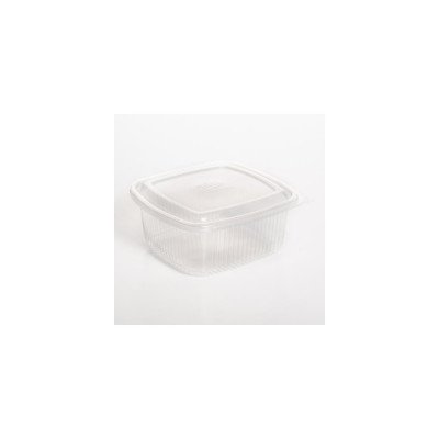 Elviteles doboz alj, szögletes 750 ml PP 50 db/csomag, fehér