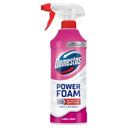 WC és fürdőszoba tisztító hab 435 ml Domestos Power Foam Floral Fresh Iroda üzemeltetés, munkavédelem Domestos