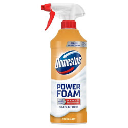 WC és fürdőszoba tisztító hab 435 ml Domestos Power Foam Citrus Blast Iroda üzemeltetés, munkavédelem Domestos