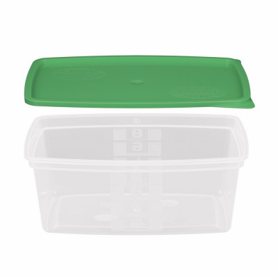 Ételtároló doboz fedéllel 0,8 literes mikrós-fagyasztós