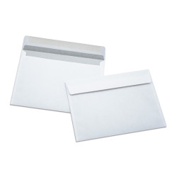 Boríték LC/6 enyvezett bélésnyomott 114x162mm Bluering® fehér