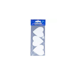 Hungarocell dekoráció, szívek, 3 db/csomag, 8x20 cm, Nebulo Író- irodaszer, papíráru Nebulo