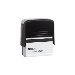Bélyegző C50 Printer Colop fekete ház/lila párna Irodatechnika, kellékei Colop