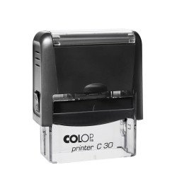 Bélyegző C30 Colop fekete ház/lila párna Irodatechnika, kellékei Colop