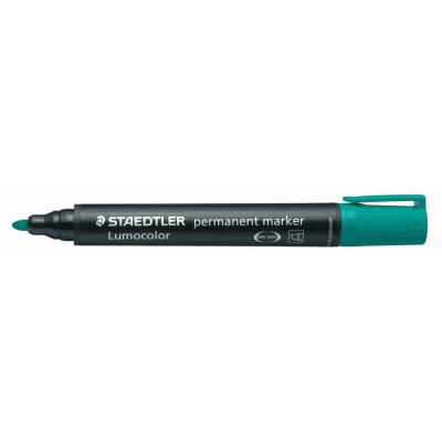 Alkoholos marker 2-5mm, vágott hegyű, Lumocolor 352 Staedtler zöld Alkoholos marker 2-5mm, vágott hegyű, Lumocolor 352 Staedtler zöld