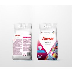Mosópor 2,7 kg (40 mosás) zsákos színes ruhákhoz Active Color Iroda üzemeltetés, munkavédelem Egyéb
