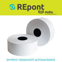 Hőpapír 57mm széles, 232fm hosszú, cséve 40mm, BPA mentes nyomatlan, ENVIPCO MOHU visszaváltó gépekhez Bluering® Író- irodaszer, papíráru Bluering