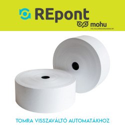 Hőpapír 58mm széles, 250fm hosszú, cséve 25mm, BPA mentes nyomatlan, TOMRA MOHU visszaváltó gépekhez Író- irodaszer, papíráru Egyéb
