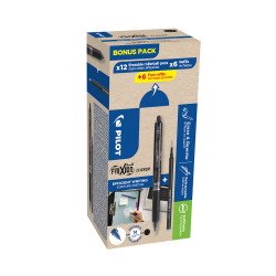 Rollertoll 0,5mm, törölhető Pilot Frixion Clicker GreenPack, 12 toll + 12betét, írásszín fekete Író- irodaszer, papíráru Pilot