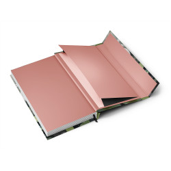 Határidőnapló mágnessel záródó, fehér lapokkal Japan 130x160 mm, Presco