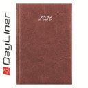 Határidőnapló Rebel B5 heti, krémszínű lapokkal bordó Dayliner 2026.