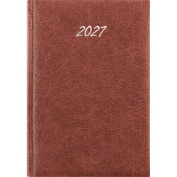 Határidőnapló Rebel B5 heti, krémszínű lapokkal bordó Dayliner 2027.