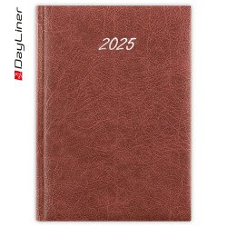Határidőnapló Rebel B5 heti, krémszínű lapokkal bordó Dayliner 2026. Író- irodaszer, papíráru Dayliner