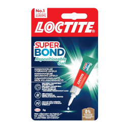 Pillanatragasztó 3g Loctite Super Bond Repositionable gél Javítás, ragasztás, csomagolás Loctite