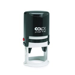Bélyegző R40 Printer Colop fekete ház/kék párna kör lenyomat Irodatechnika, kellékei Colop