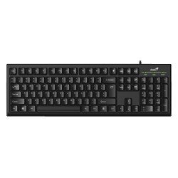 Billentyűzet vezetékes KB-100 Genius fekete Billentyűzet Genius