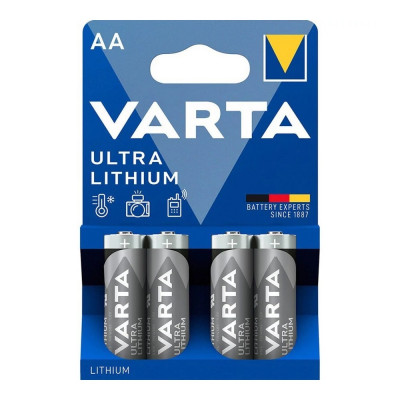 Elem AA ceruza LR6 4 db/csomag, Varta Ultra Lithium Elem AA ceruza LR6 4 db/csomag, Varta Ultra Lithium