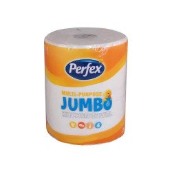 Háztartási papírtörlő kéztörlő 2 rétegű 150 lap/tekercs 1 tekercs/csomag Boni Perfex Jumbo Iroda üzemeltetés, munkavédelem Perfex