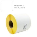 Etikett címke thermo, 152,4 x 101,6mm, tekercses, 400 címke/tekercs Bluering fehér