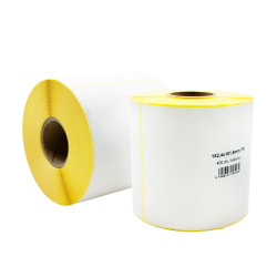 Etikett címke thermo, 152,4 x 101,6mm, tekercses, 400 címke/tekercs Bluering fehér
