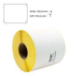 Etikett címke thermo, 152,4 x 101,6mm, tekercses, 400 címke/tekercs Bluering fehér Író- irodaszer, papíráru Bluering