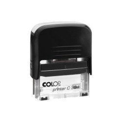 Bélyegző C30 Colop fekete átlátszó ház/fekete párna Irodatechnika, kellékei Colop