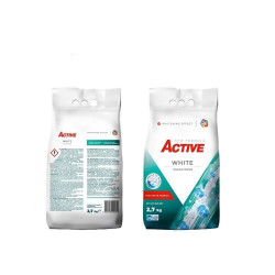 Mosópor 2,7 kg (40 mosás) zsákos fehér ruhákhoz Active White Iroda üzemeltetés, munkavédelem Egyéb