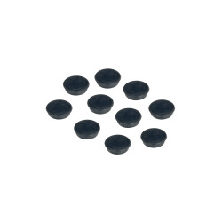 Mágnes 24mm, erősség: 300 g. Franken 10 db/csomag, fekete Irodatechnika, kellékei Franken
