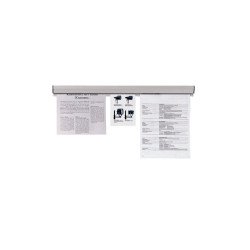 Laptartó sín 118 cm Franken Irodatechnika, kellékei Franken