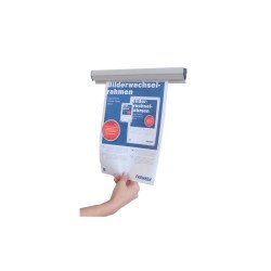 Laptartó sín 118 cm Franken Irodatechnika, kellékei Franken