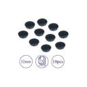 Mágnes 32mm, erősség: 800 g. HM30 10 Franken 10 db/csomag,fekete