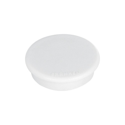 Mágnes 38mm, erősség: 1500 g. Franken 10 db/csomag, fehér