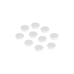 Mágnes 38mm, erősség: 1500 g. Franken 10 db/csomag, fehér Irodatechnika, kellékei Franken