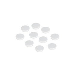 Mágnes 38mm, erősség: 2500 g. Franken 10 db/csomag, fehér Irodatechnika, kellékei Franken