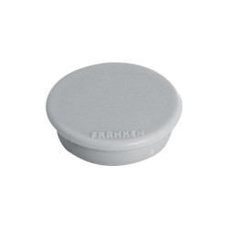 Mágnes 38mm, erősség: 2500 g. Franken 10 db/csomag, szürke Irodatechnika, kellékei Franken