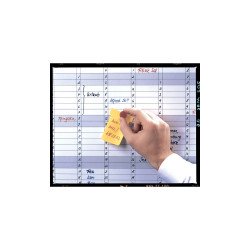 Éves tervezőtábla, mágneses, 12 hónap 120 x 90cm, Franken Irodatechnika, kellékei Franken