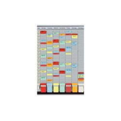 Tervezőtábla heti 7 napos 47,4 x 78 cm, Franken Irodatechnika, kellékei Franken