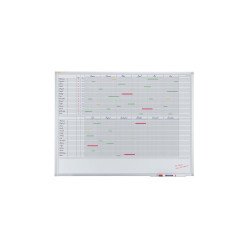 Tervezőtábla havi, mágneses 120 x 90 cm, Franken Irodatechnika, kellékei Franken